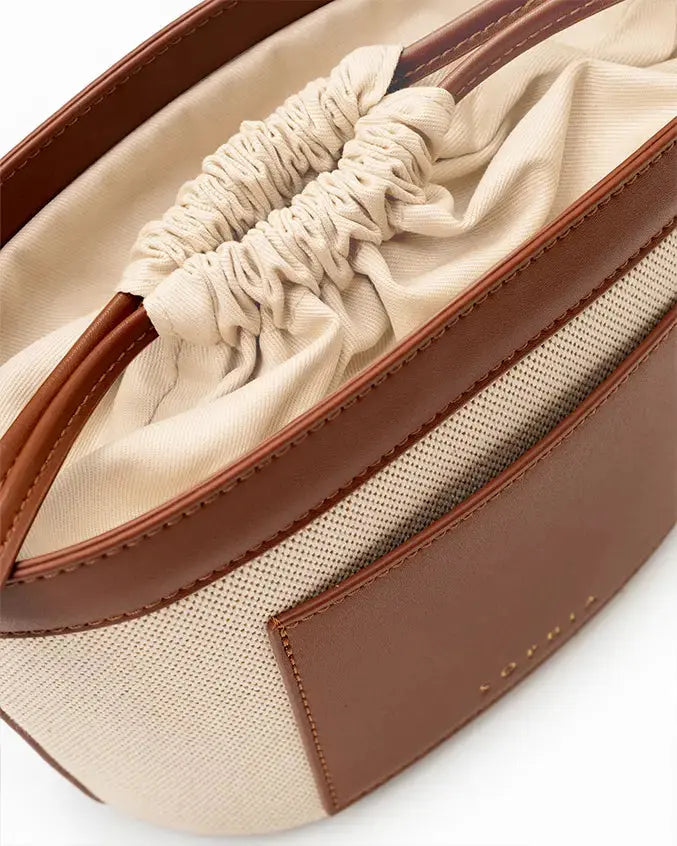 CALLY CANVAS MINI BUCKET BAG - The Sophia Label