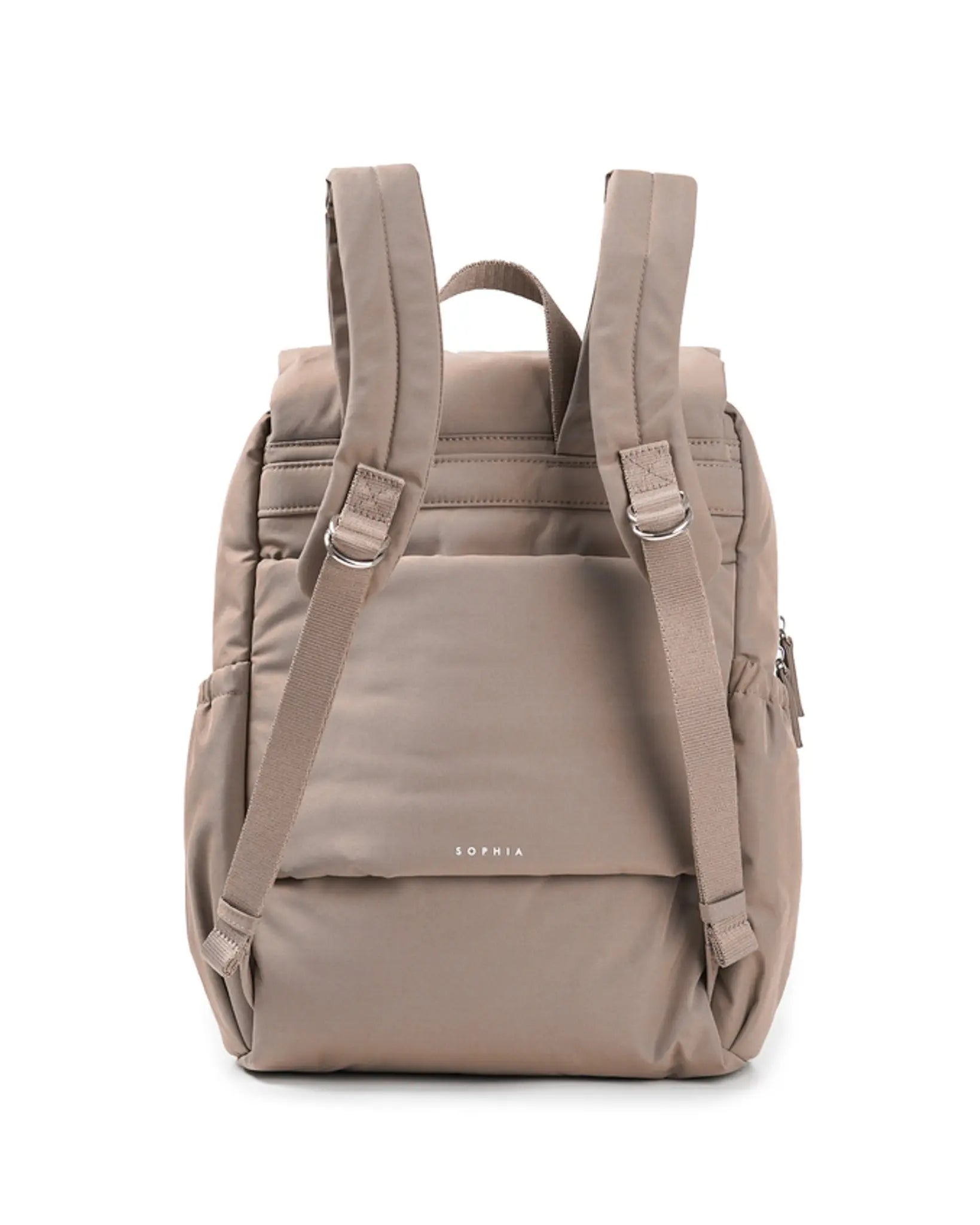 COSY LUXE UTILITY BACKPACK IN TAUPE TSL Singapore
