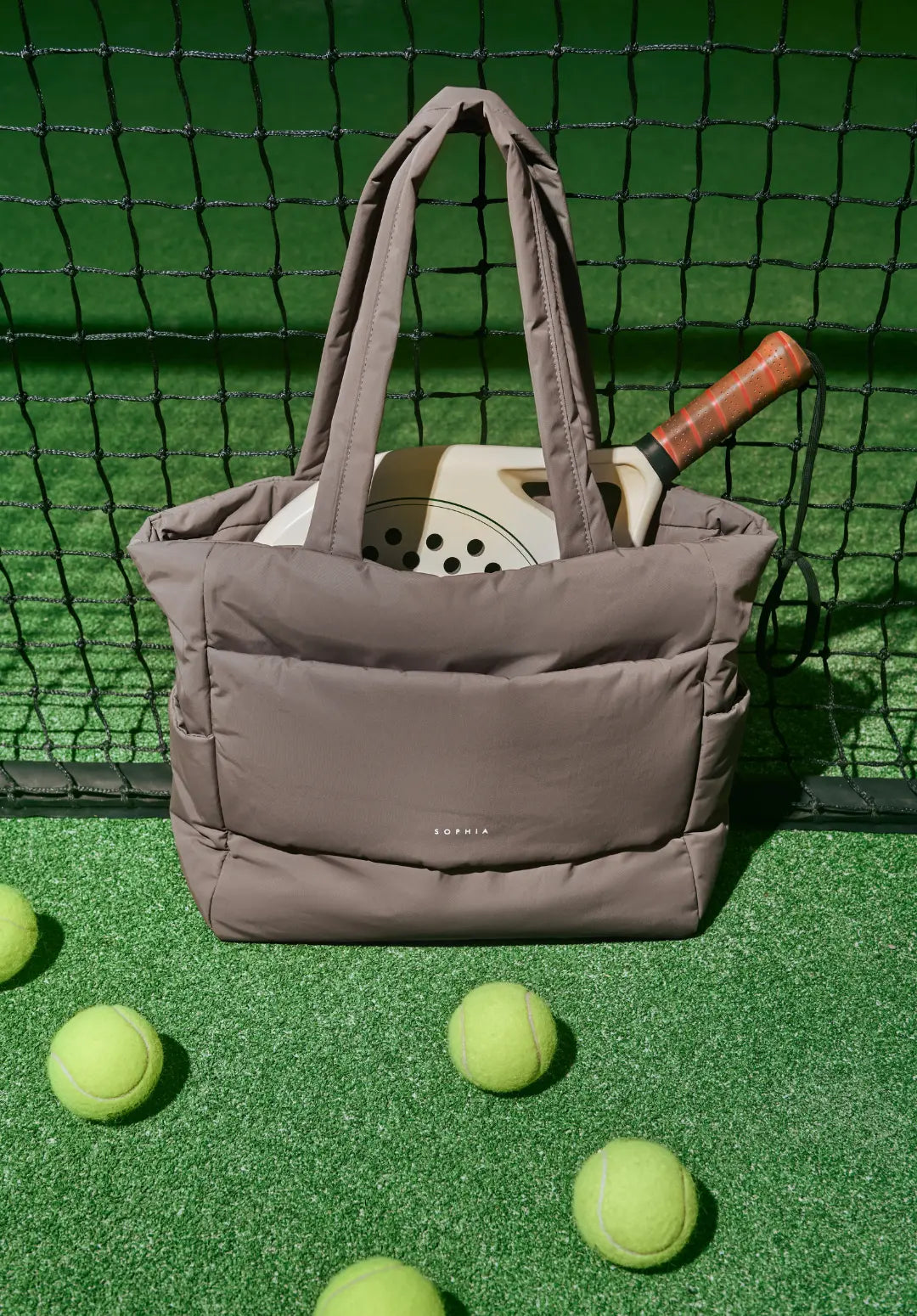 POSH TOTE BAG 2.0 IN TAUPE