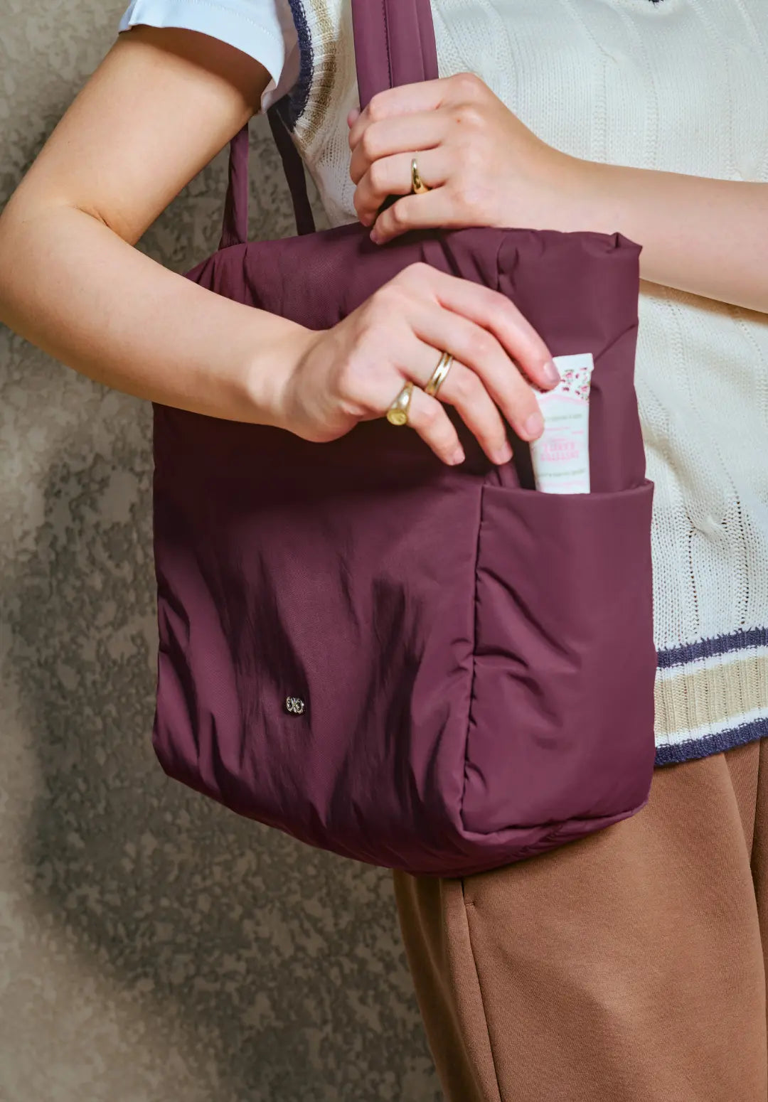 POSH TOTE BAG 2.0 IN WINE