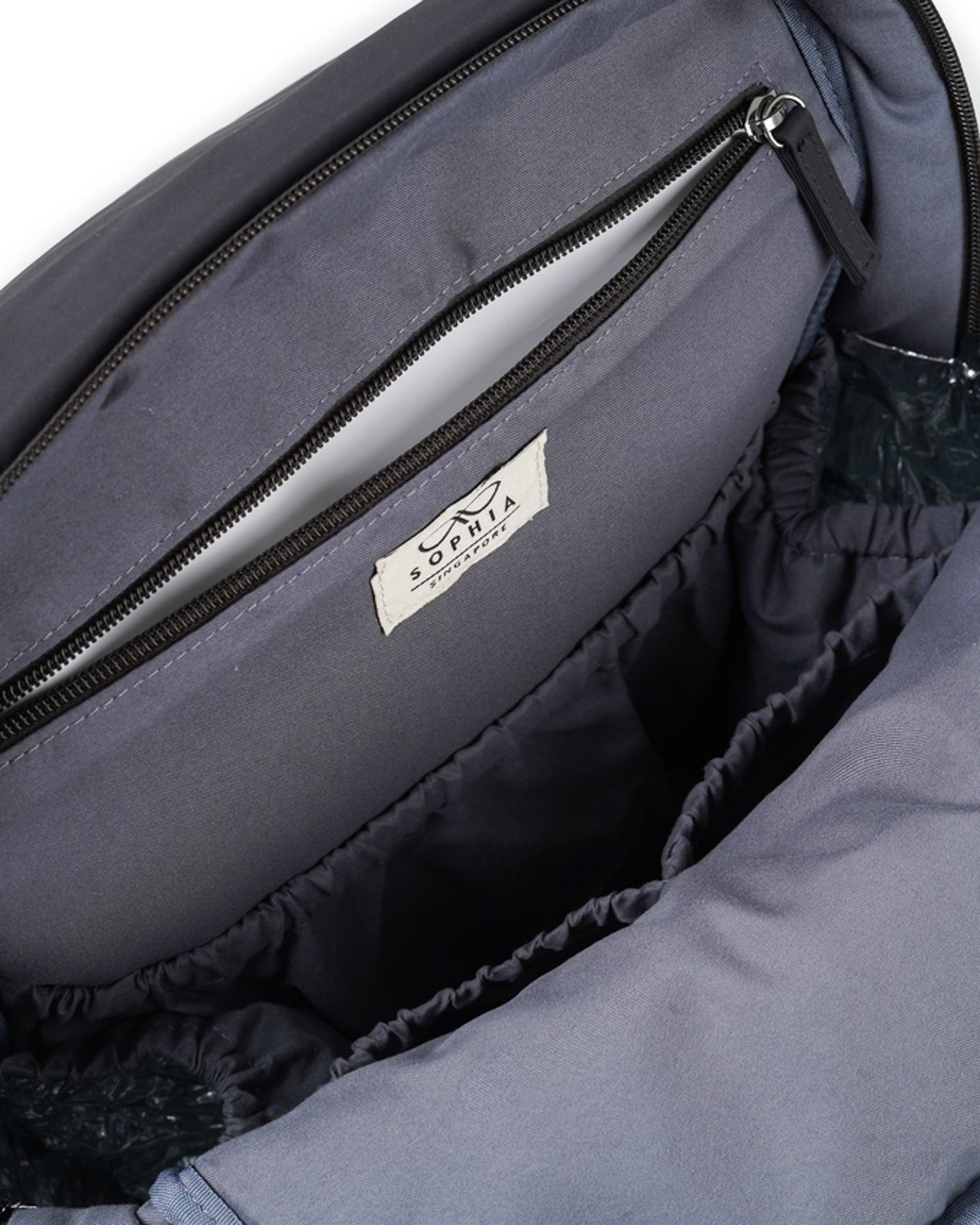 COSY LUXE UTILITY BACKPACK IN CHARCOAL