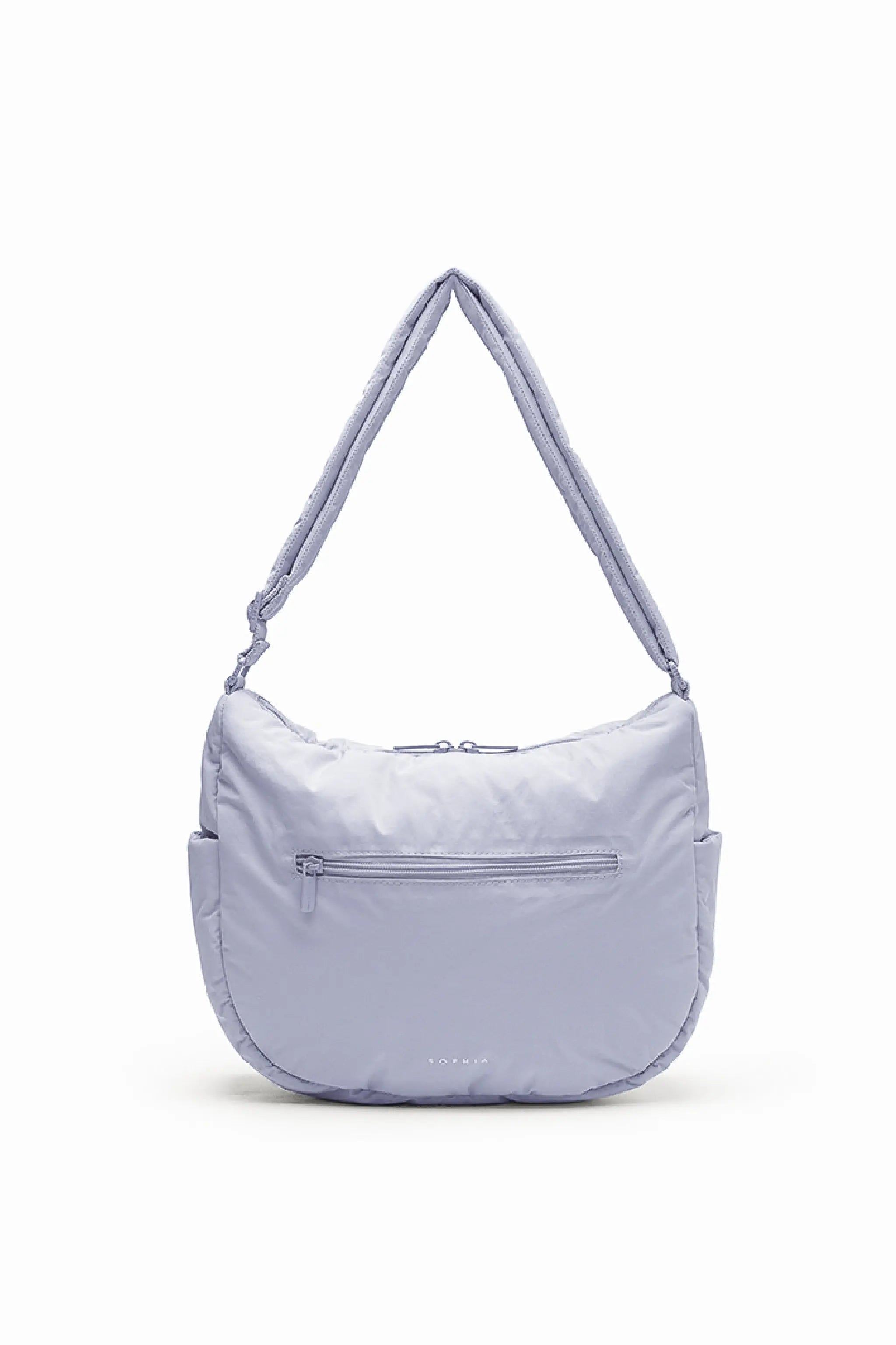 SIGNATURE POCKET CROSSBODY BAG IN COSY LUXE LILAC