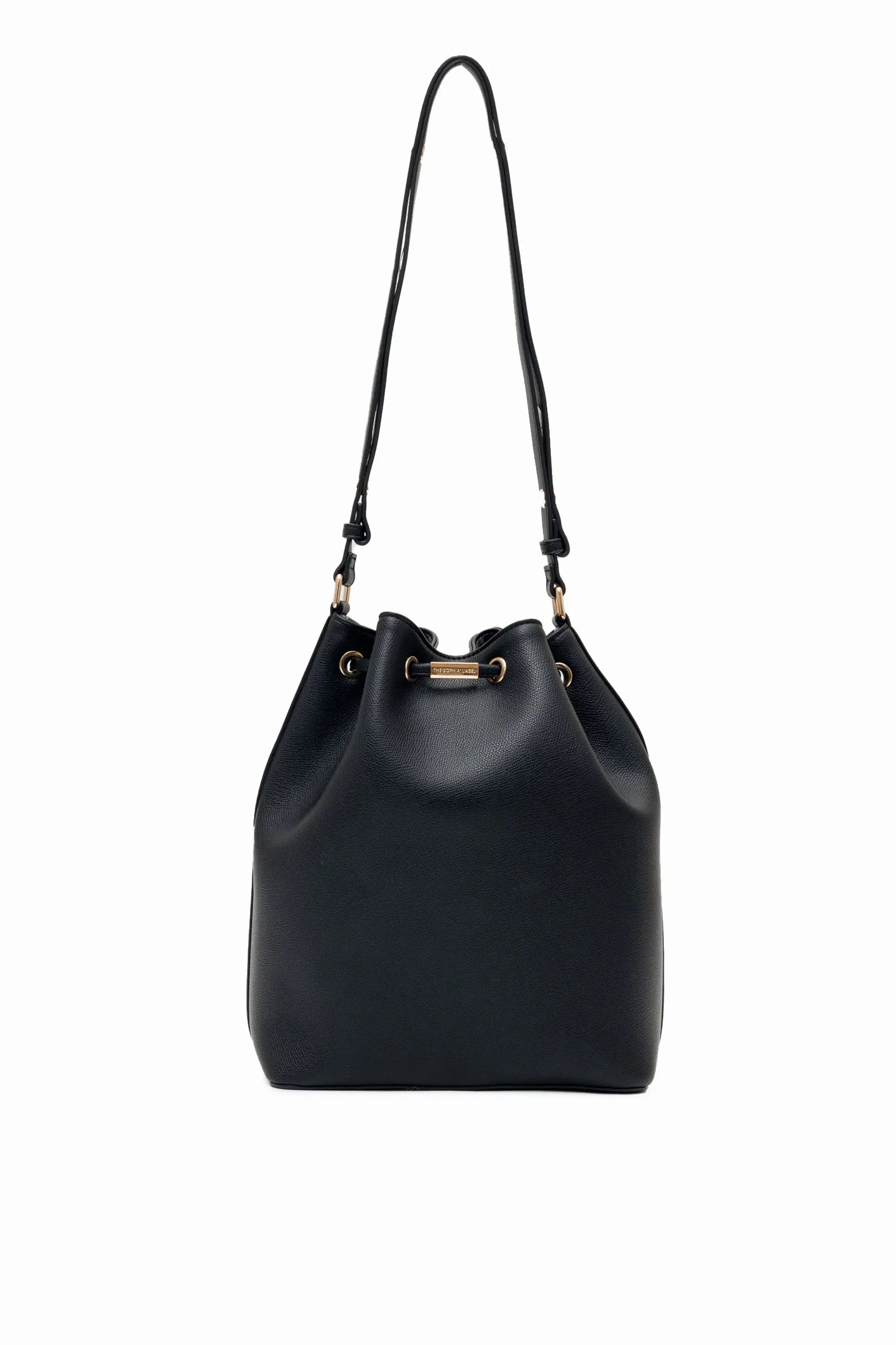 IMPERFECTLY YOURS BUCKET BAG IN BLACK
