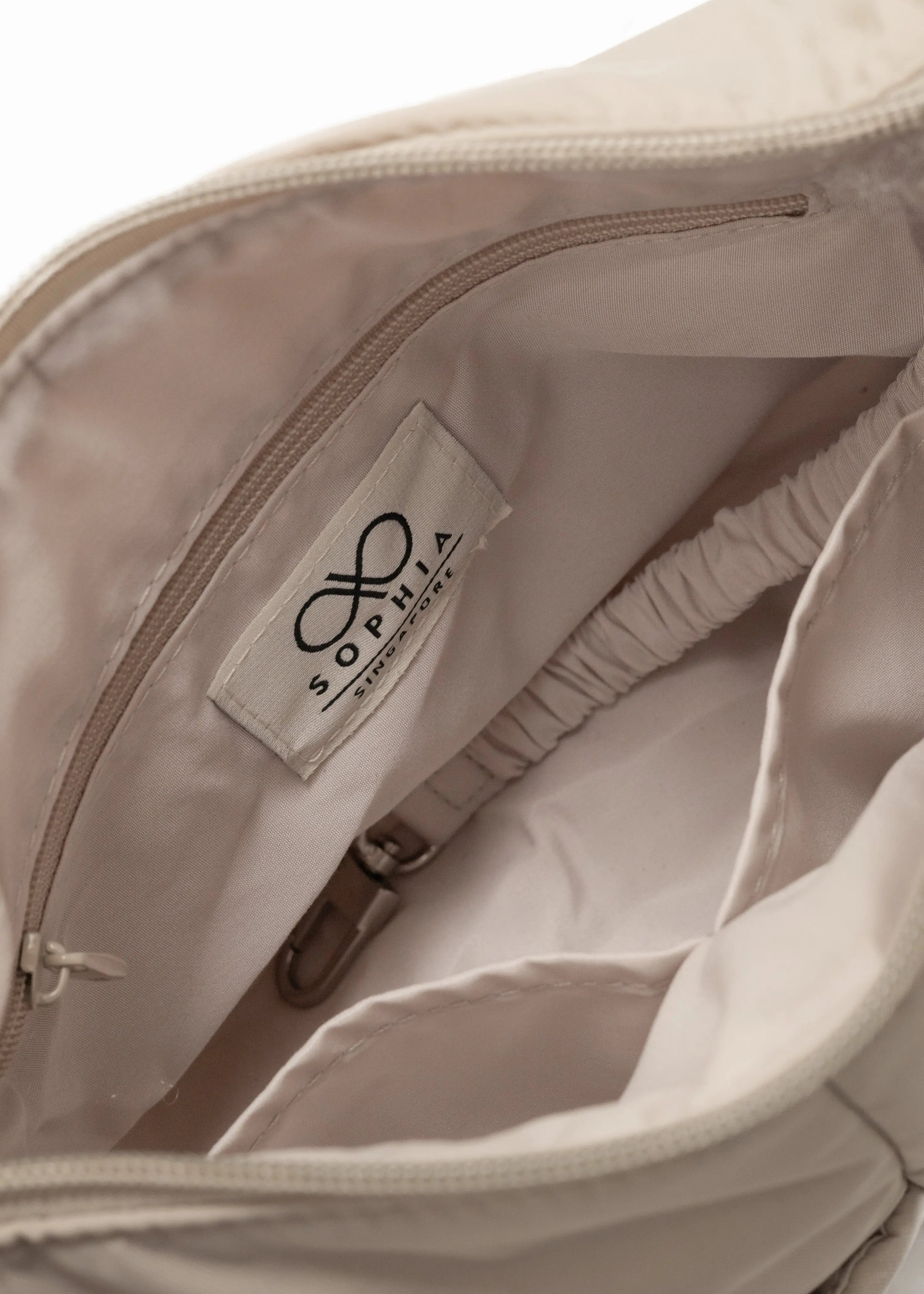 MINI SIGNATURE POCKET CROSSBODY BAG IN POSH OAT