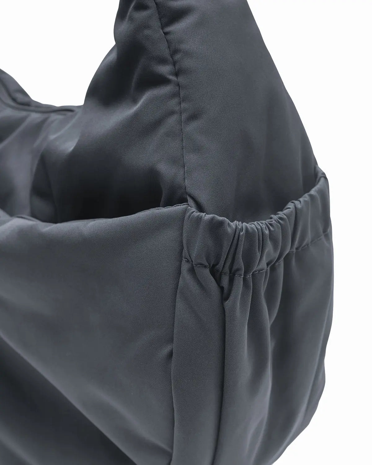 L COSY LUXE CRESCENT BAG CHARCOAL The Sophia Label