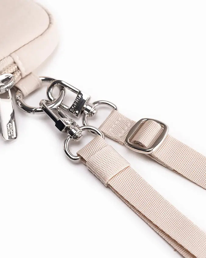 CARDHOLDER LANYARD IN CRÈME TSL Singapore
