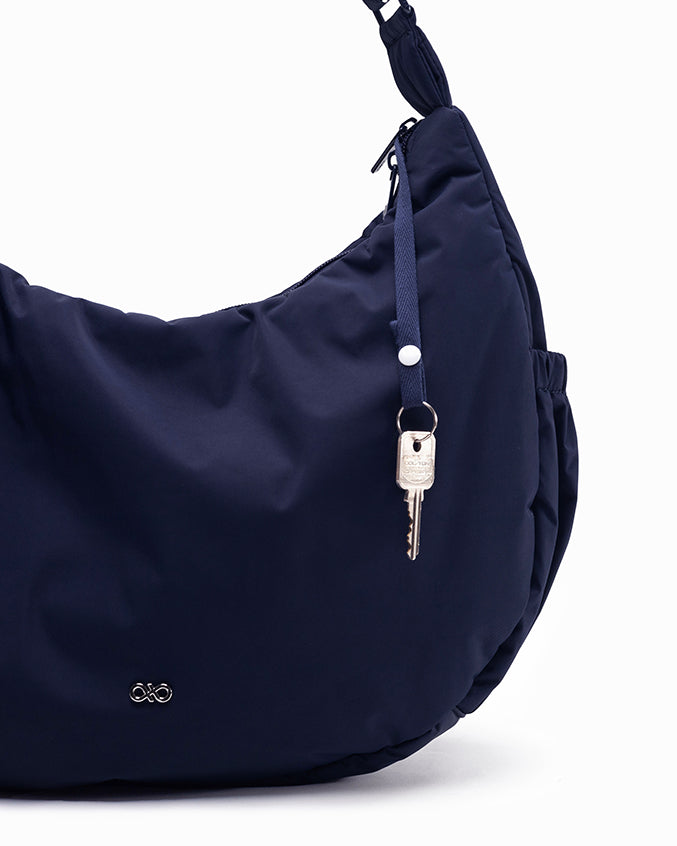 XL POSH CRESCENT BAG IN MIDNIGHT