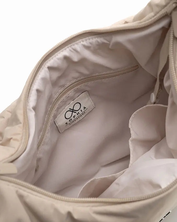 L POSH CRESCENT BAG IN OAT TSL Singapore