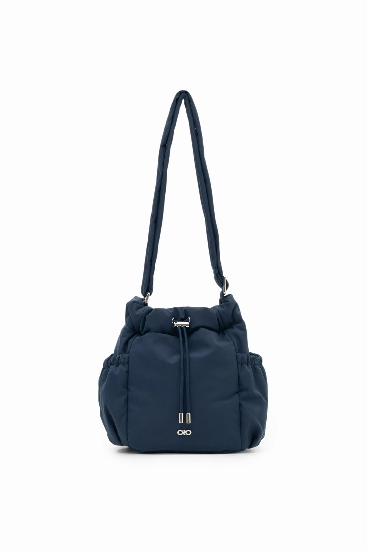 MINI COSY LUXE BUCKET BAG IN OXFORD BLUE