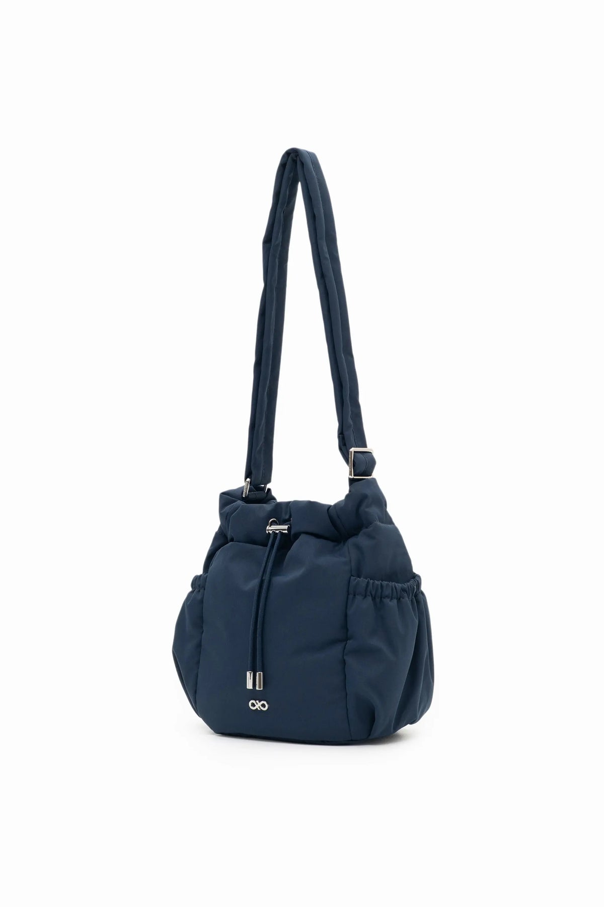 MINI COSY LUXE BUCKET BAG IN OXFORD BLUE