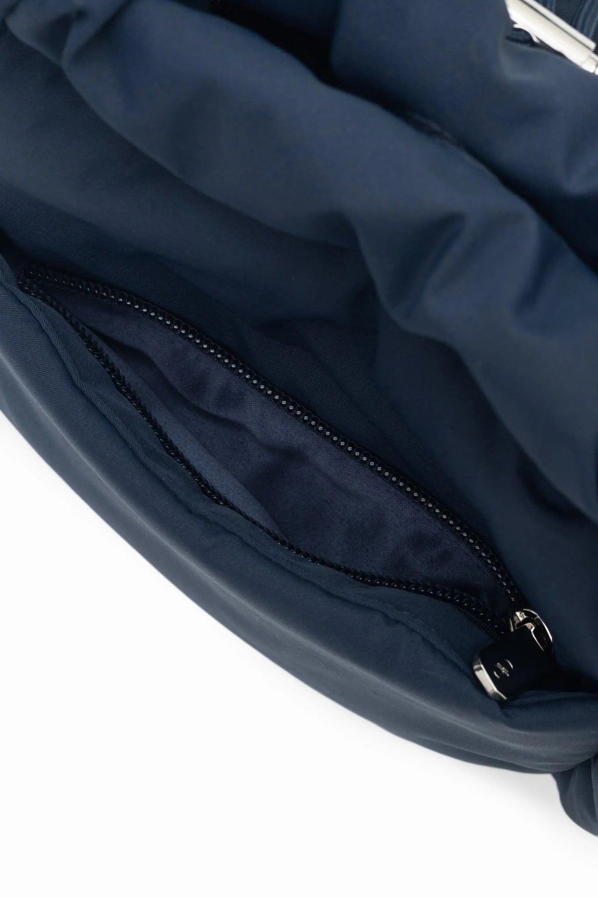 MINI COSY LUXE BUCKET BAG IN OXFORD BLUE