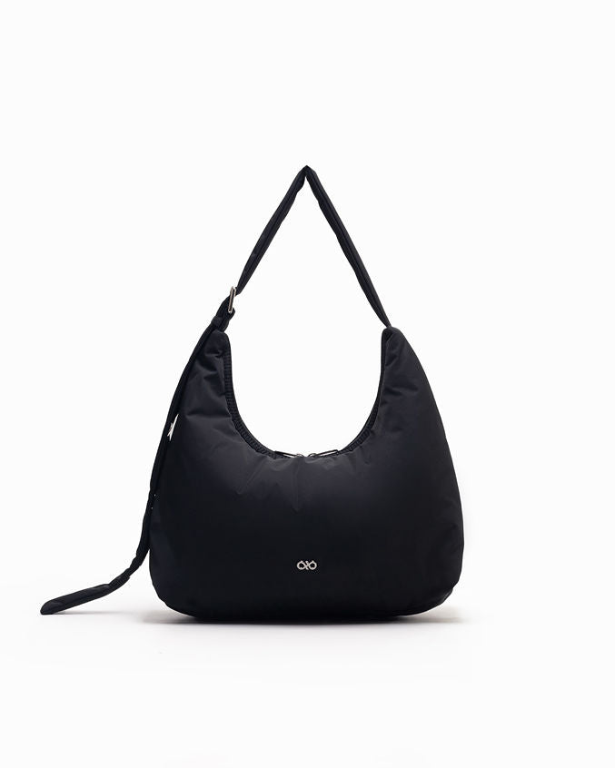 POSH HOBO BAG IN JET BLACK – TSL Singapore - Main Image