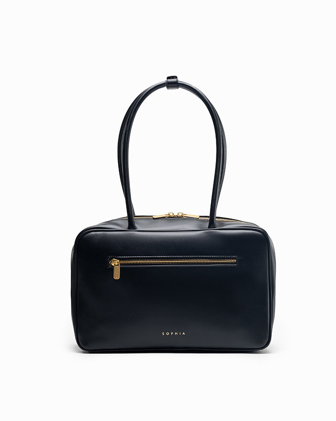 SIGNATURE POCKET M REI TOTE BAG IN BLACK