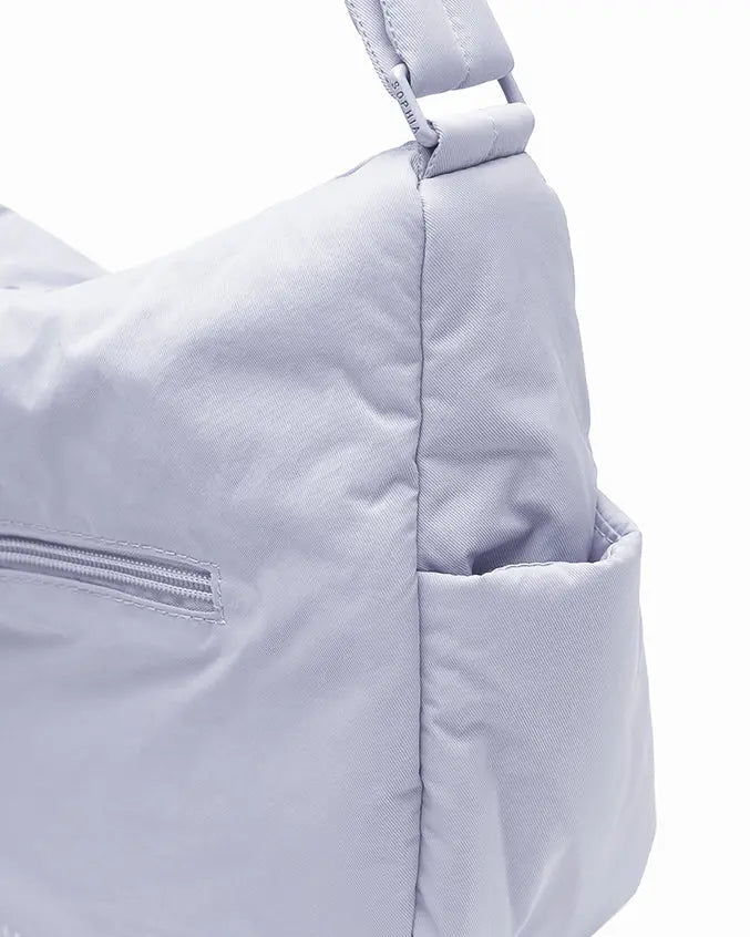 SIGNATURE POCKET CROSSBODY BAG IN COSY LUXE LILAC