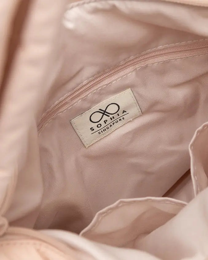 SIGNATURE POCKET CROSSBODY BAG IN POSH BLOOM TSL Singapore
