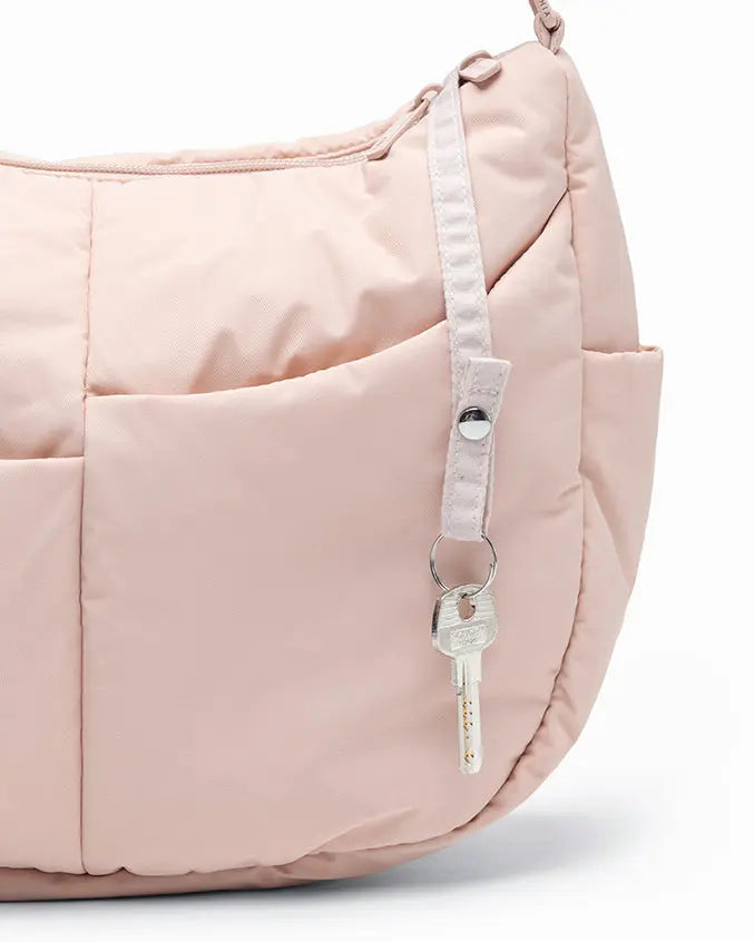 SIGNATURE POCKET CROSSBODY BAG IN POSH BLOOM TSL Singapore