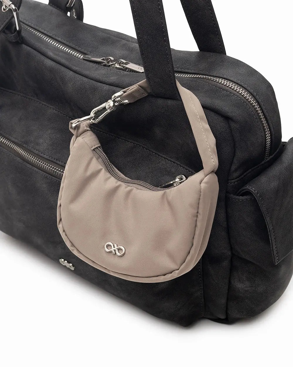 NANO POUCH IN TAUPE