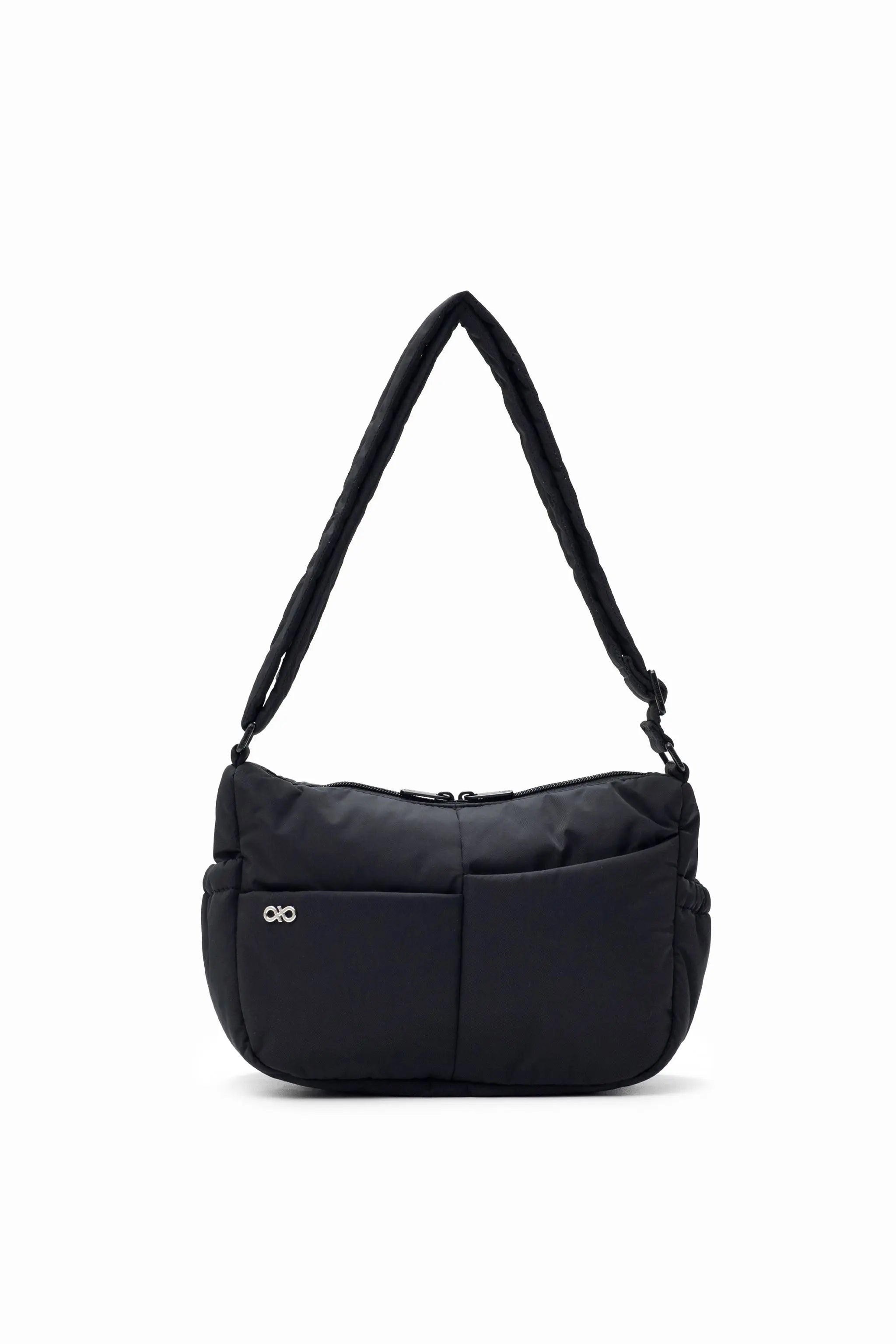 MINI SIGNATURE POCKET CROSSBODY BAG IN POSH JET BLACK