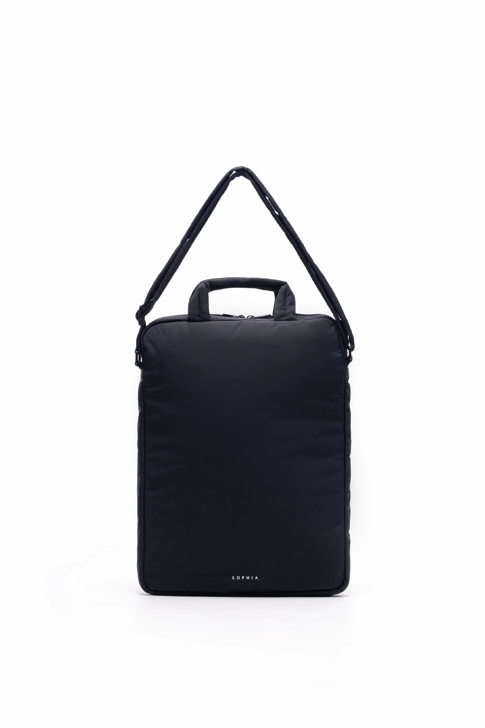 POSH LAPTOP BAG IN JET BLACK