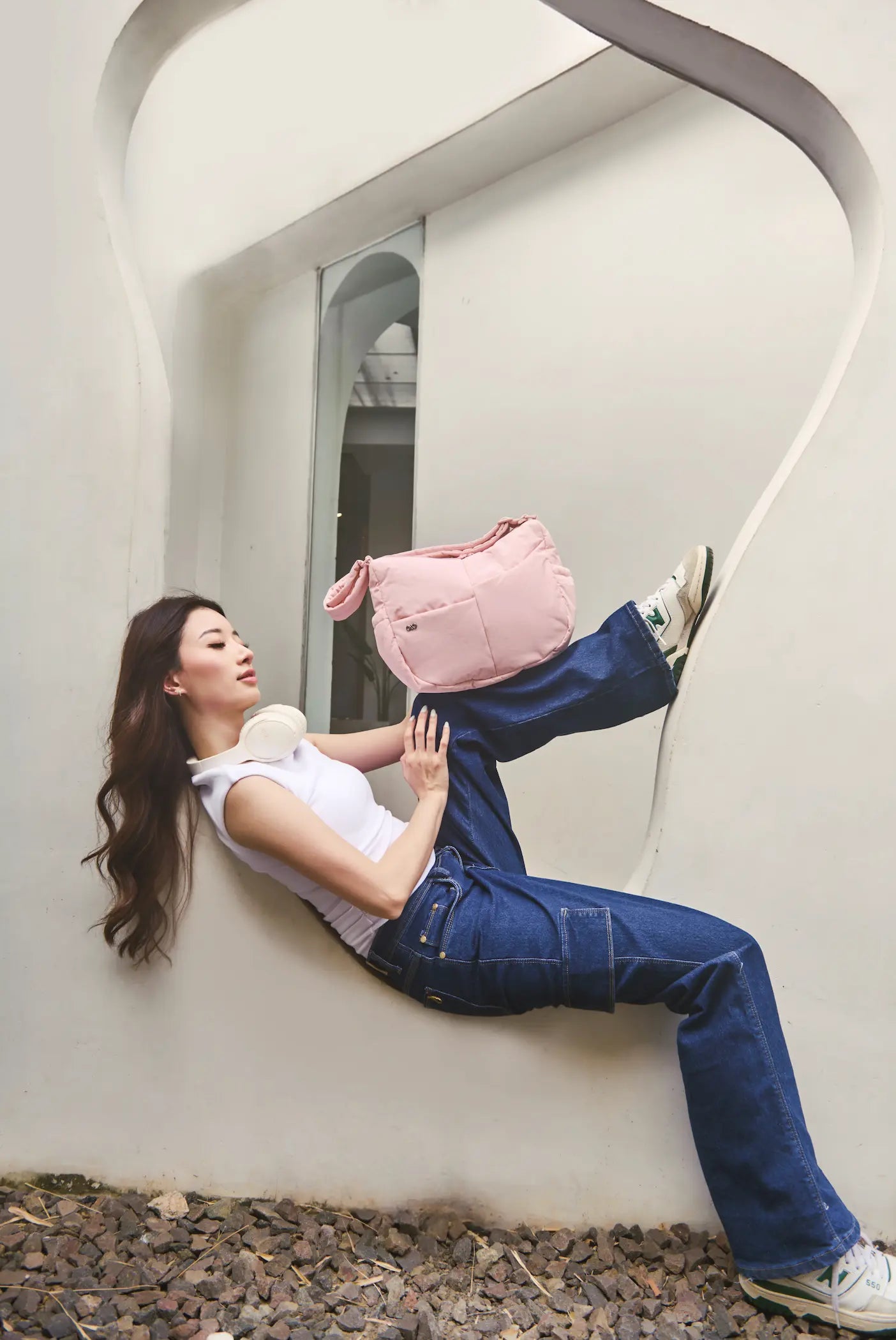 SIGNATURE POCKET CROSSBODY BAG 2.0 IN POSH BLOOM PINK
