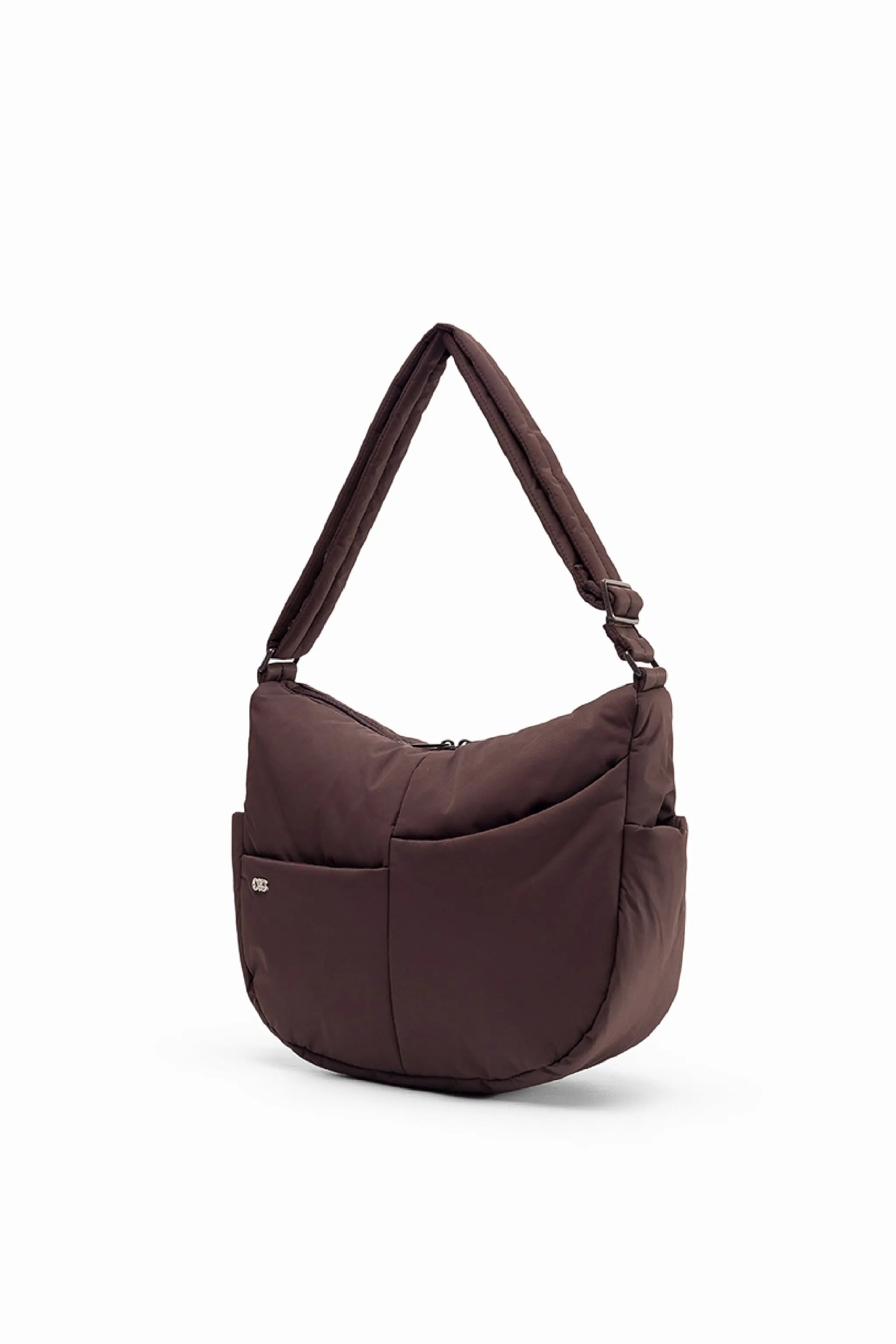 SIGNATURE POCKET CROSSBODY BAG IN POSH CHOCO