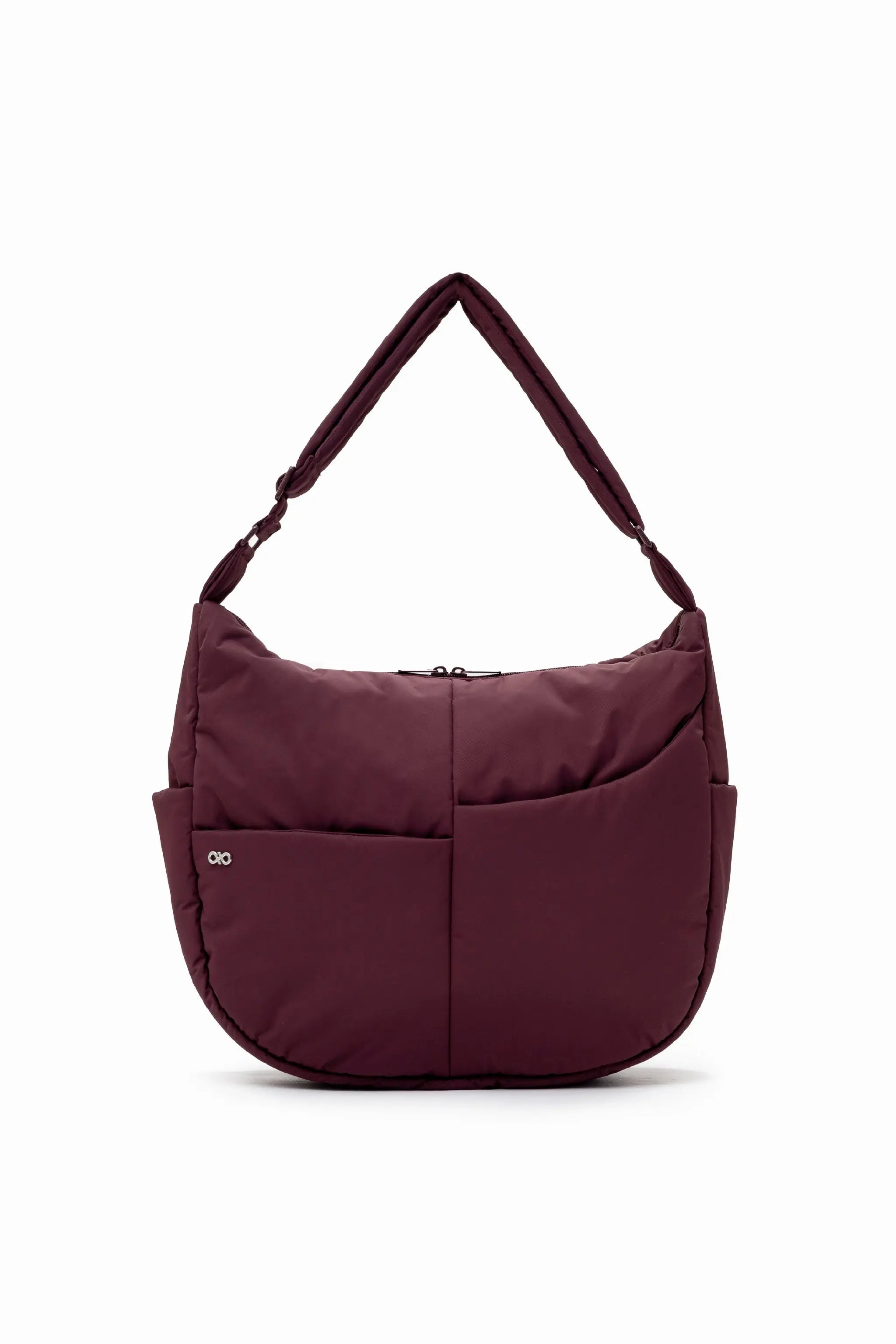 XL SIGNATURE POCKET CROSSBODY BAG IN WINE