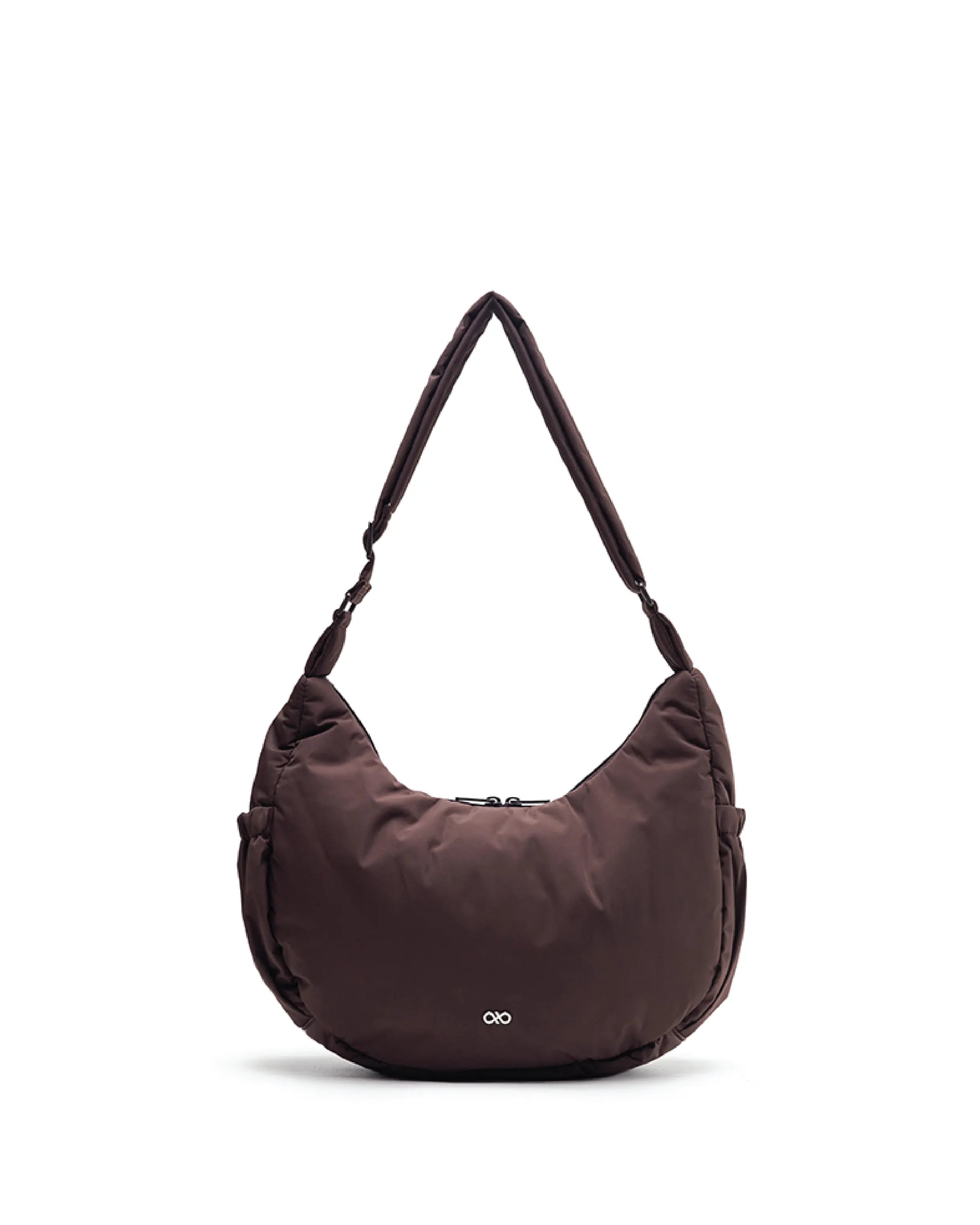 L POSH CRESCENT BAG IN CHOCO TSL Singapore