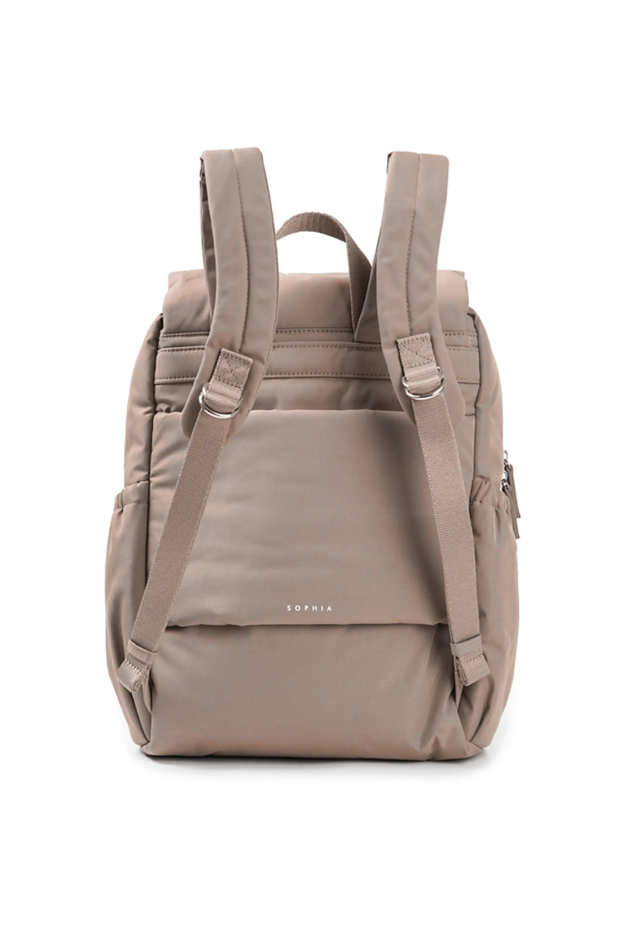 COSY LUXE UTILITY BACKPACK IN TAUPE