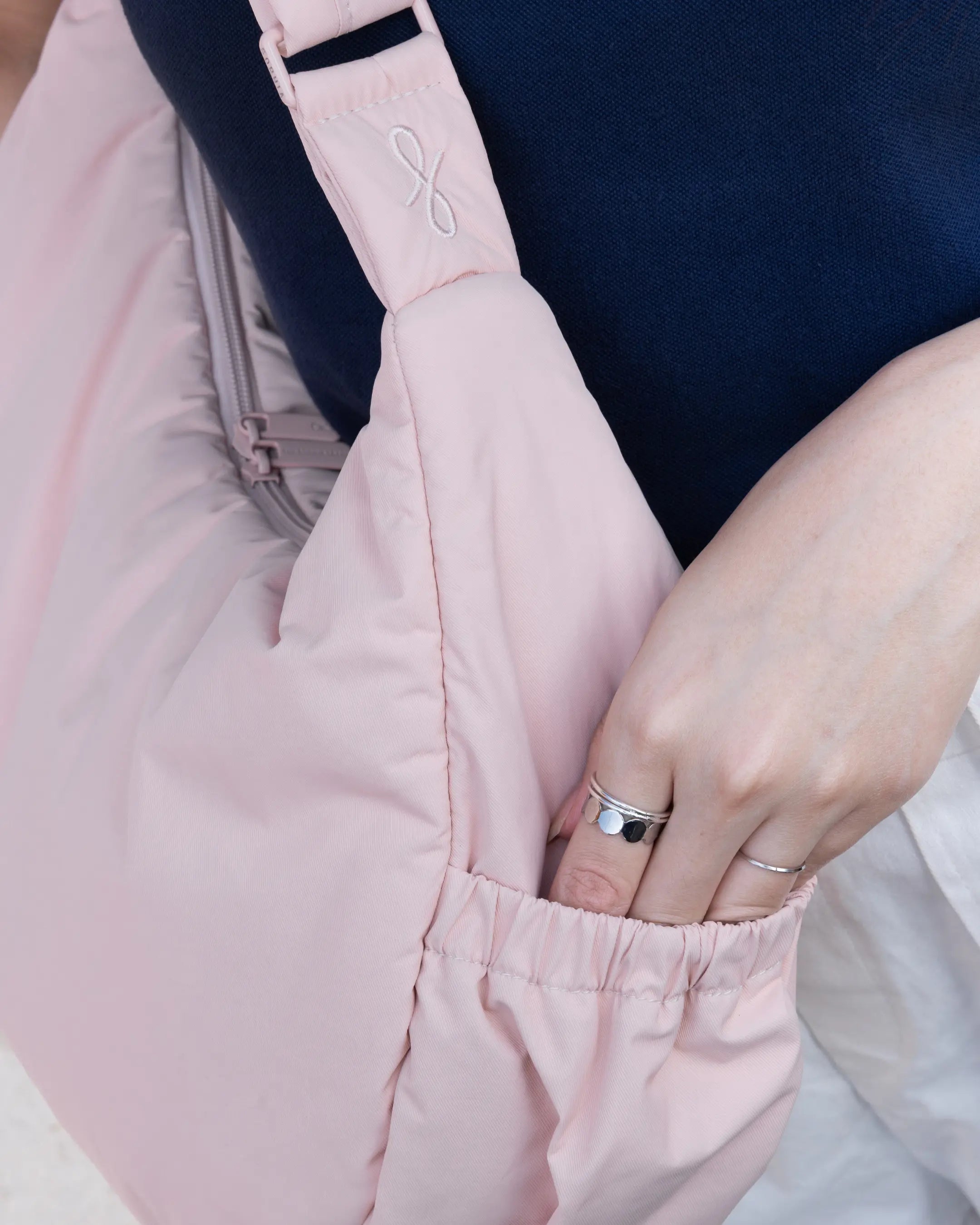 XL POSH CRESCENT BAG IN BLISS TSL Singapore