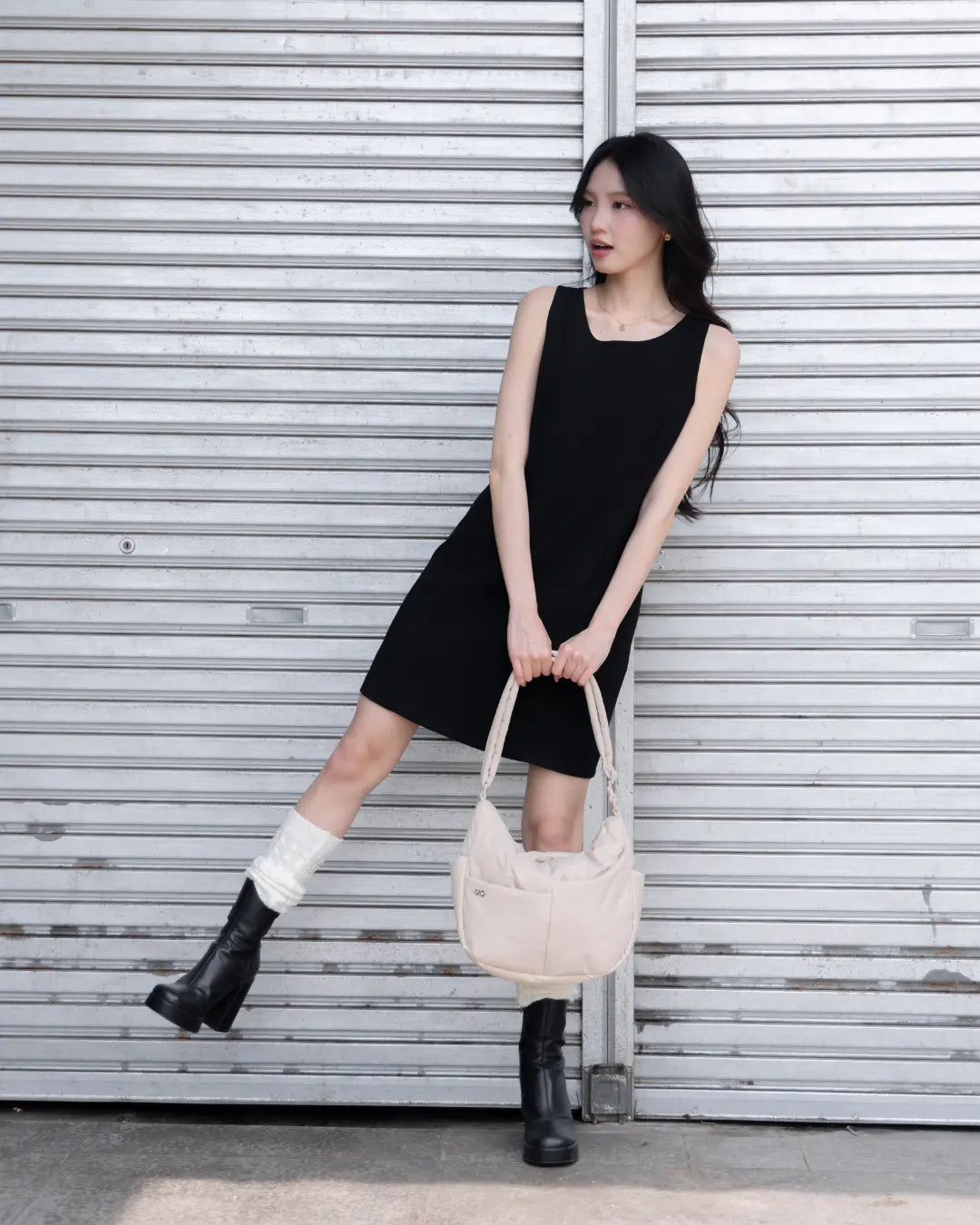 SIGNATURE POCKET CROSSBODY BAG IN POSH OAT TSL Singapore