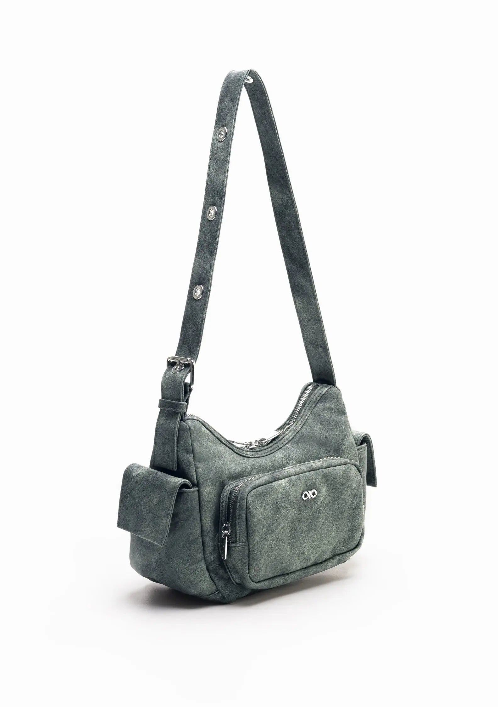 TATE POCKET HANDBAG IN MOSS The Sophia Label