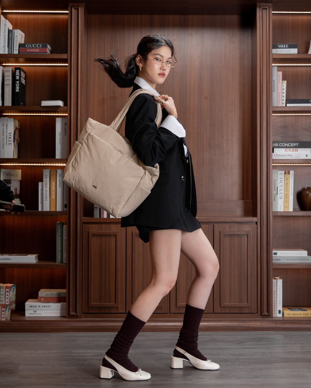 POSH TOTE BAG IN OAT