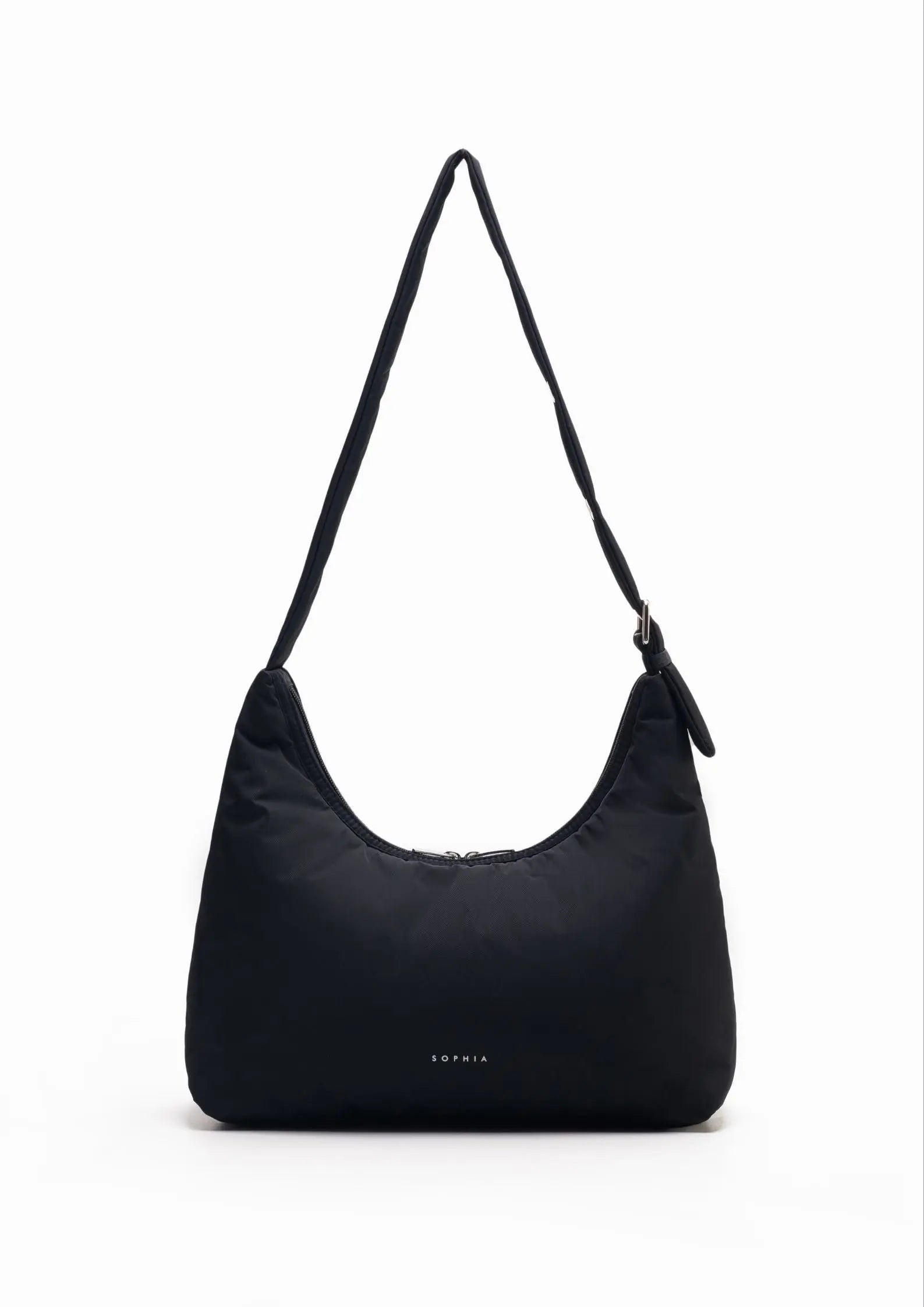 POSH HOBO BAG IN JET BLACK The Sophia Label