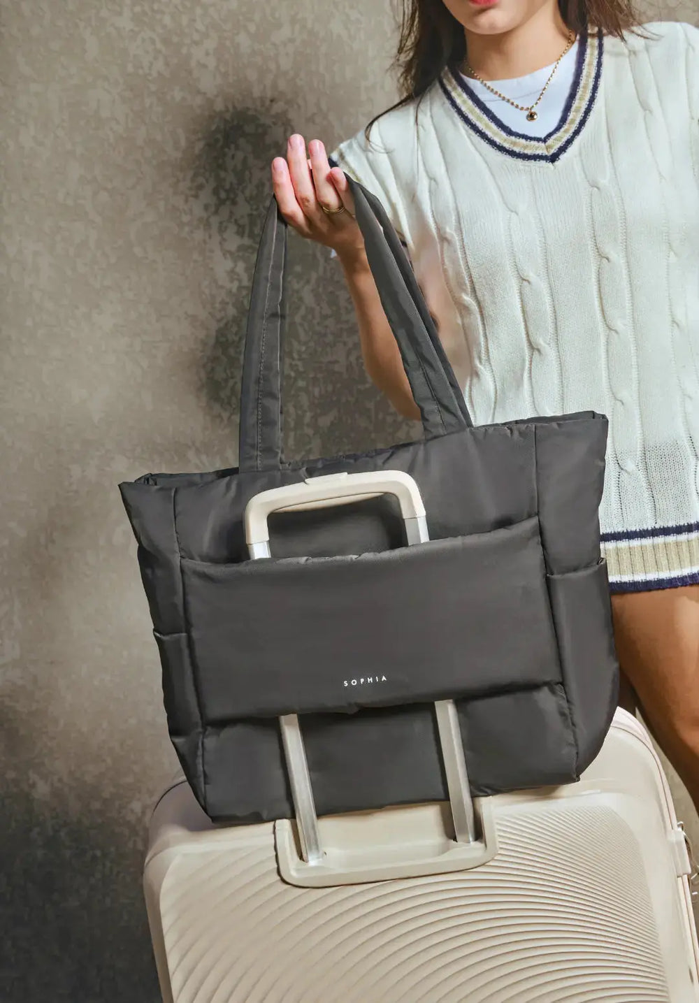 POSH TOTE BAG 2.0 IN STORM - TSL Singapore