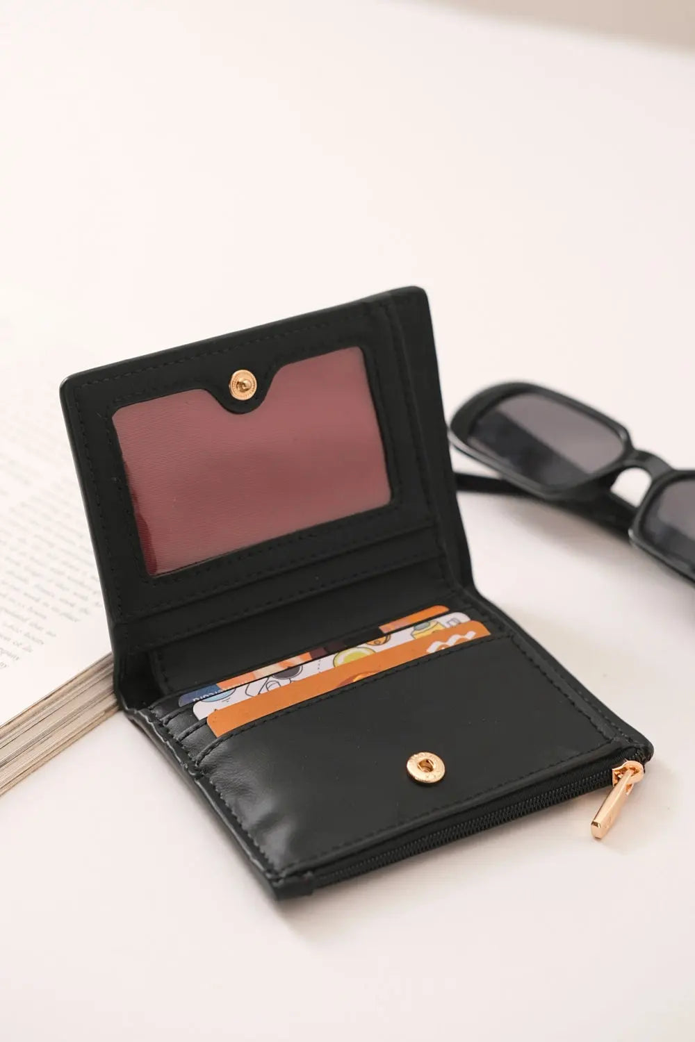 EDEN MAGIC PETITE WALLET IN BLACK The Sophia Label