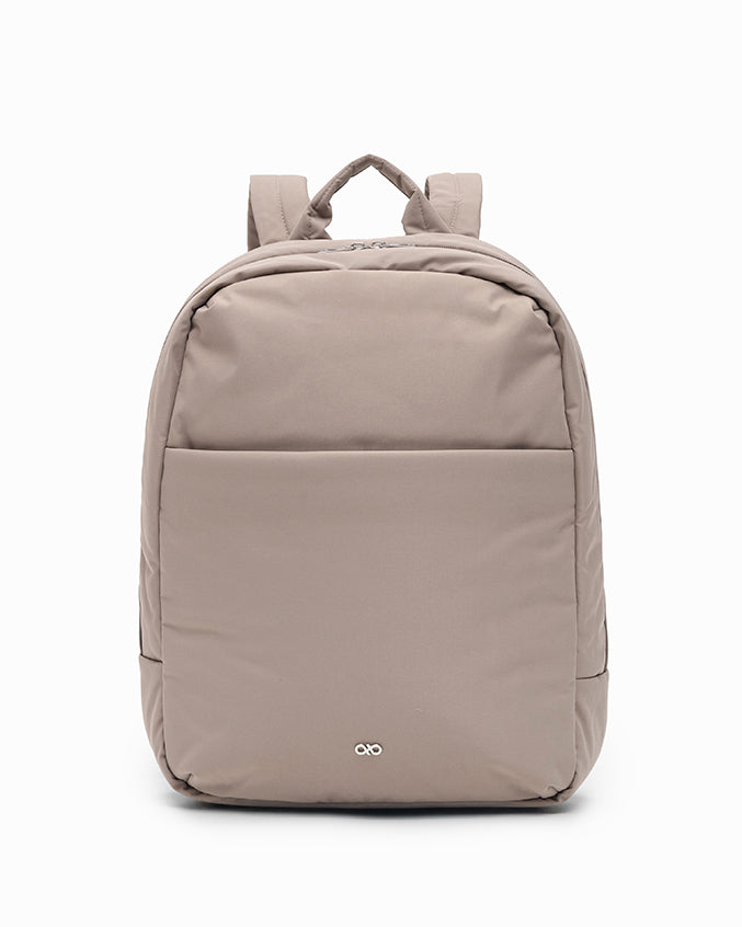 COSY LUXE XL COMMUTER BACKPACK IN TAUPE