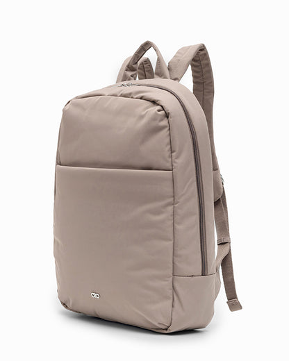 COSY LUXE XL COMMUTER BACKPACK IN TAUPE