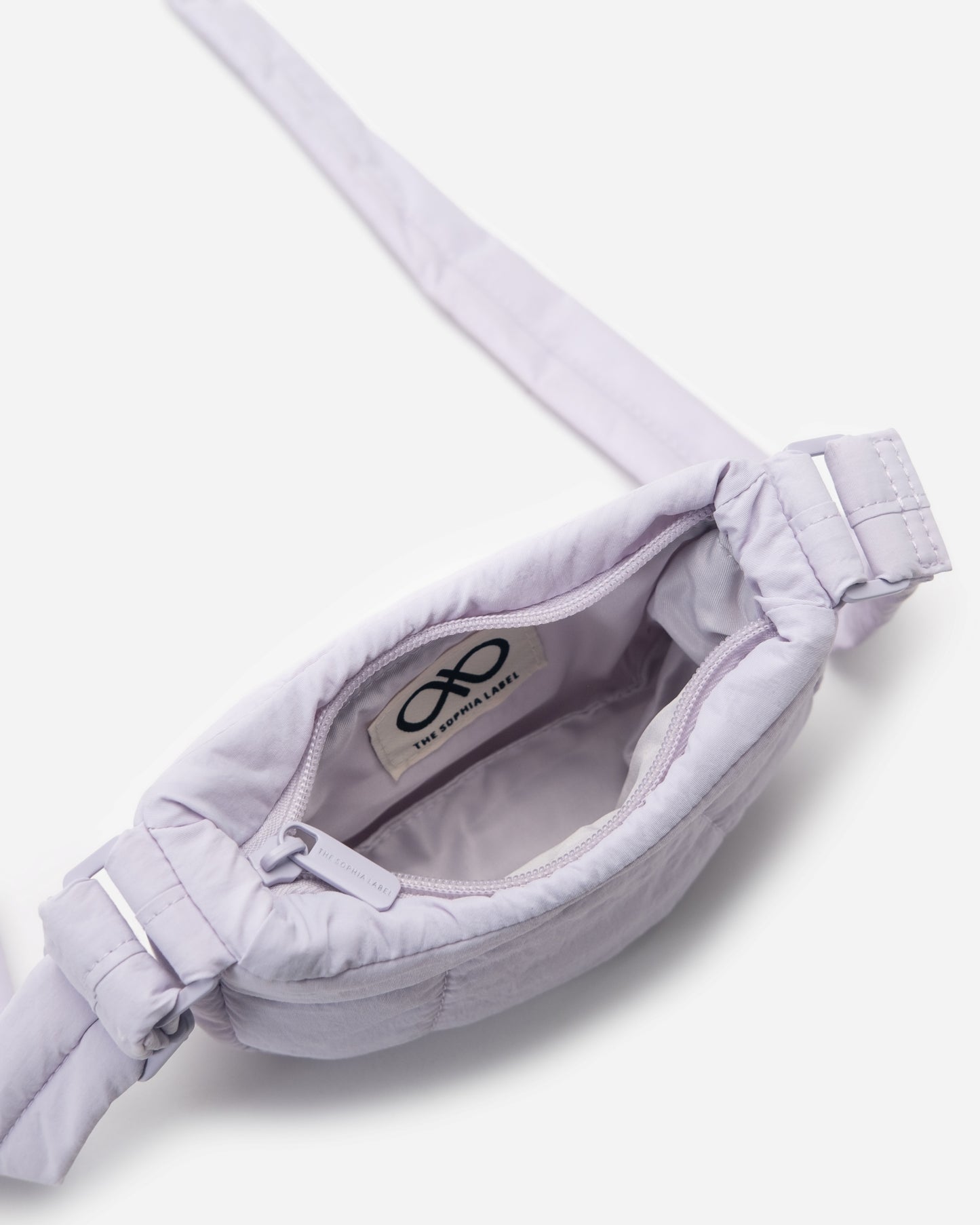 MICRO COSY PUFFY CROSSBODY BAG IN LILAC (S)