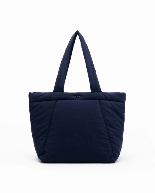 COSY PUFFY TOTE BAG IN MIDNIGHT