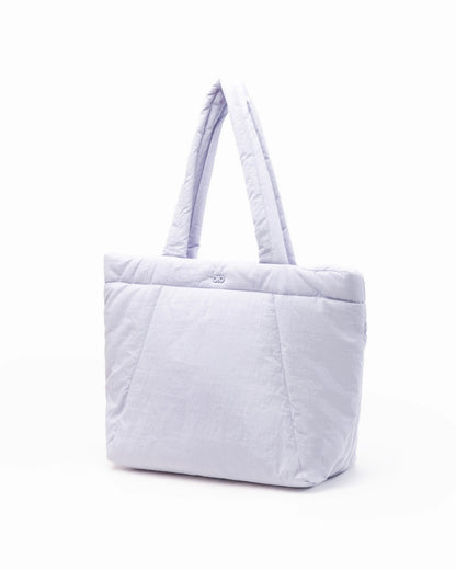 COSY PUFFY TOTE BAG IN LILAC