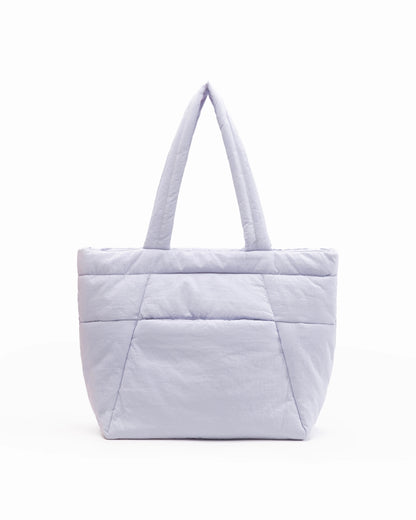COSY PUFFY TOTE BAG IN LILAC