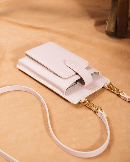 ATHENA PHONE BAG IN FAIRY PINK