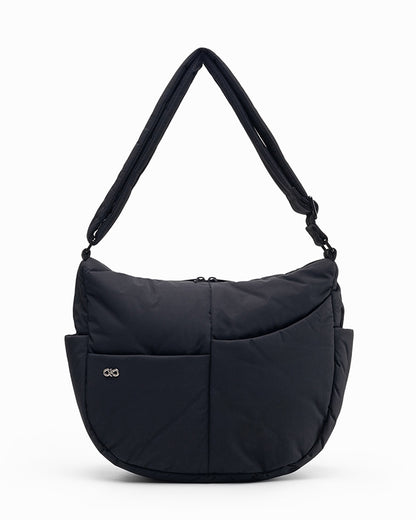 SIGNATURE POCKET CROSSBODY BAG IN POSH JET BLACK