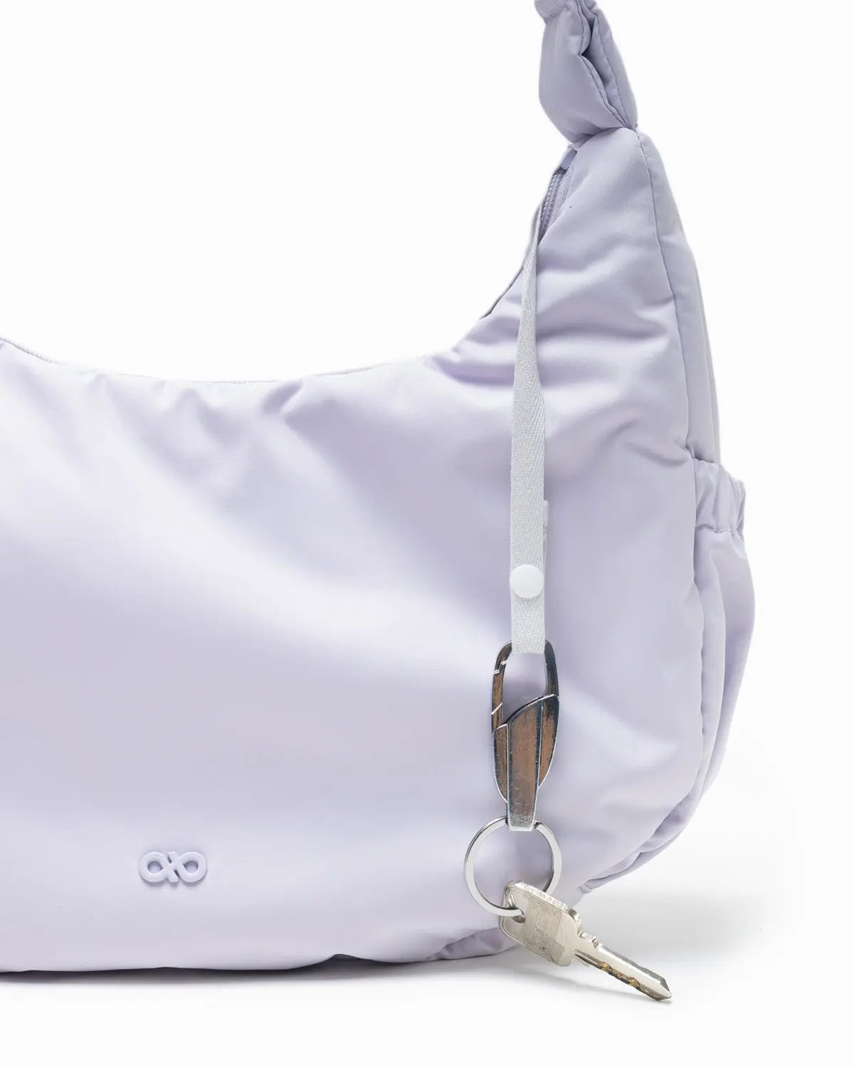 L COSY LUXE CRESCENT BAG LILAC The Sophia Label