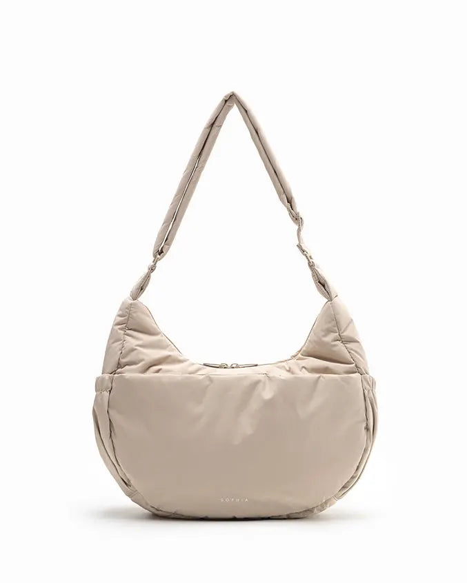 L POSH CRESCENT BAG IN OAT TSL Singapore