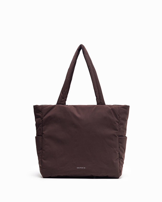 POSH TOTE BAG IN CHOCO