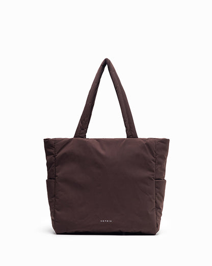 POSH TOTE BAG IN CHOCO