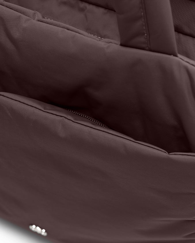 POSH TOTE BAG IN CHOCO