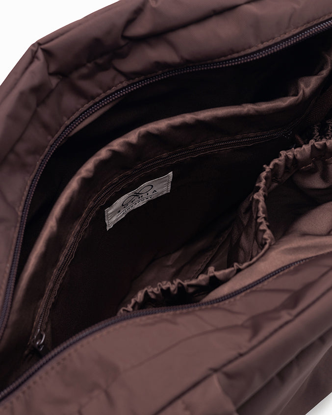 POSH TOTE BAG IN CHOCO