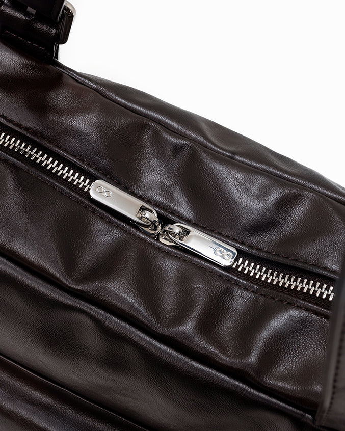 EVERYDAY CITY TOTE BAG IN ESPRESSO BROWN